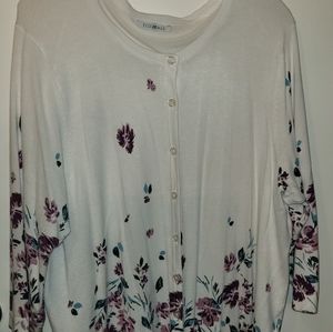 Roz&Ali White with Lavender Floral Design